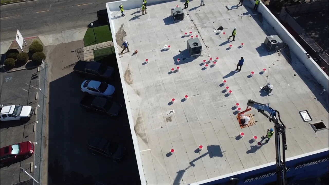 Commercial roof replacement planning